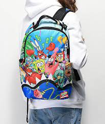 Find deals on products in backpacks on amazon. Sprayground X Spongebob Squarepants Shark Squad Backpack Zumiez Sprayground Backpacks Spongebob Squarepants