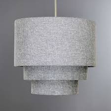 Black And Gold Lampshade Dunelm Henna 3 Tier Faux Linen Shade Dunelm Linen Shades Dunelm Copper Lighting