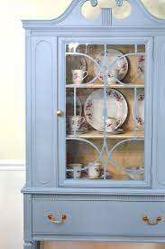 Paints with glossier finishes, like satin paint matte paint requires less coats than higher gloss paints and is easier to touch up. Before After My Painted China Cabinet Makeover