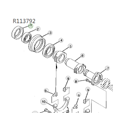 4200, 4210, 4300, 4310, 4400, 4410, 4500, 4510, 4600, 4610, 4700, 4710 For John Deere Spare Parts R113792 Equipment Bushing For Jd Tractor Buy Agriculture Machinery Parts Tractor Parts Kubota Product On Alibaba Com