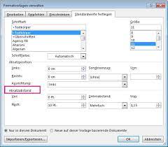 So fügen sie in word einen absatz ein setzen sie den cursor an die stelle im dokument, an die der absatz eingefügt werden soll. Andern Des Abstands Zwischen Absatzen Word