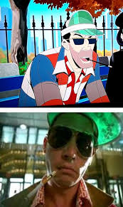 Like looking in a mirror, huh? If you haven't seen Fear and Loathing in LV,  or know Hunter S. Thomson, you should watch... if General Gathers did  ether, it would be spot