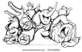 Happy Laughing Animals Laughing Animals Animal Drawings Sketches Laugh Cartoon