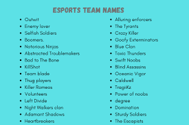 You should check our saiyan names list and also use saiyan name generator online tool. 650 Cool Esports Team Names For Pro Gamers