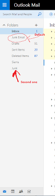 Built In Mail App Has 2 X Junk Folders Microsoft Community