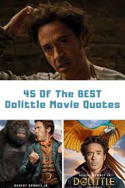 Dolittle Movie Quotes Dr Dolittle Movie Quotes Free Movies Online