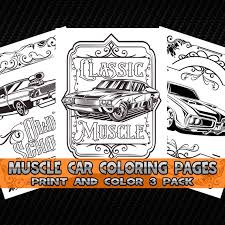 Choosing the color of your new car may seem like a quick decision for some, but there is a lot more psychol. Classic Cars Coloring Pages 3 Pack Print And Color Vehicles Etsy