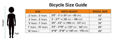 how to choose the correct size bike buy kids bicycle