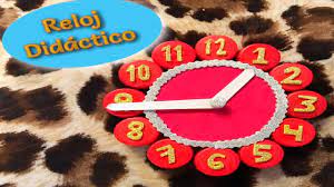 Reloj creativo único , moda , casual. Reloj Didactico Youtube