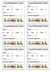 School Counseling Appointment Pass Elementary School Counseling School Counselor School Counseling
