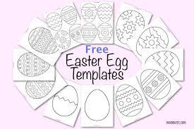 Make the season more meaningful by sending easter greeting cards to your family. Free Printable Easter Egg Templates And Coloring Pages Mombrite