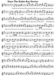 A member of the stands4 network. Thank You For The Days Days Lyrics Guitar Chords Irish Folk Songs
