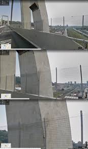 The morandi bridge was built between 1963 and 1967. Morandi Bridge Genoa Picture From Google Street View Shows Cracks And Overall Bad Condition Of The Bridge Thoughts And Prayers For Families Of The Victims 9gag