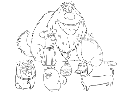 You'll never believe what they do when you're not home. The Secret Life Of Pets Coloring Pages Print Them For Free