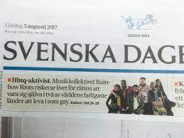 Svenska dagbladet, abbreviated svd, is a daily newspaper published in stockholm, sweden. Rainbow Riots Rainbow Riots Is A Politically And Religiously Independent Non Profit Organisation Advocating For Human Rights For Lgbtq People Cover Of Svenska Dagbladet