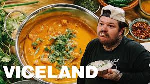 Onion pickle, mint yoghurt & cheat's naan. Matty Matheson S Finger Lickin Butter Chicken Youtube