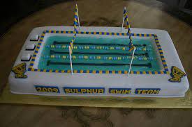 Oh another fun children's cake! Garfieldnz S Favorites Swimming Cake Swimming Pool Cake Pool Cake