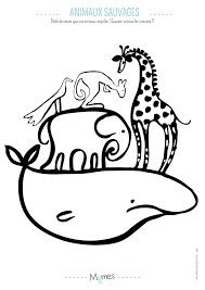 coloriage animaux sauvage a imprimer anna et elsa