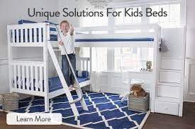 I decided to make a bunk bed for my room as it is small and i need a desk.  i'm a beginner at woodworking and i need some help. Combine Two Or More Beds Corner Lofts Triple Quad Bunks Maxtrix Kids