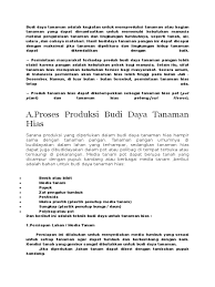 Penyiangan merupakan bagian dari tahap. Budidaya Tanaman Hias