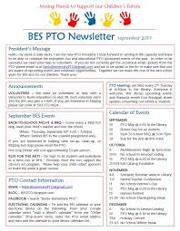 Banks Elementary Pto September Newsletter School Pto School Newsletter Elementary School Newsletter Template
