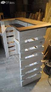 Pallet Console Bar 1001 Pallets Pallet Furniture Outdoor Pallet Bar Diy Diy Pallet Projects