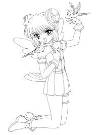 Maybe you would like to learn more about one of these? Mint From Mew Mew Anime Coloring Pages For Kids Printable Free Anime Coloring Pages Anime Coloring Pokemon Coloring Pages