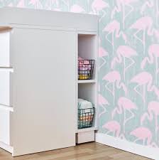 Kraftkids Storage Rack For Changing Table White Suitable For Malm Chest Of Drawers Malm Kommode Wickeltisch Lagerregale