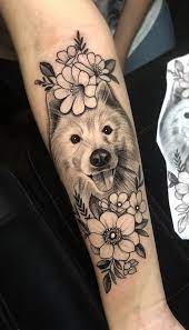 100 Tatuagens de cachorros incríveis para se inspirar - Top Tatuagens