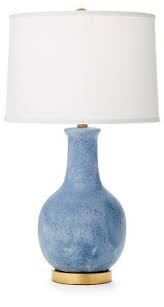 Madison Table Lamp Crater Blue Table Lamps Indoor And Outdoor Lighting Lighting One Kings Lane Table Lamp Lamp Blue White Bedroom