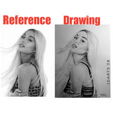 Im going to suscribe youre vid because i also draw like you! My Drawing Of Ariana Grande Sketches