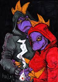 Leezpunk and Leezpunk Ignis by AriLeoArt -- Fur Affinity [dot] net