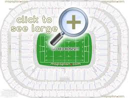Twickenham Stadium Seat Row Numbers Detailed Seating Chart
