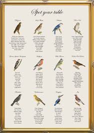 vintage bird spotting table plan for nature by