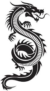 Black And Red Dragon Tattoo Designs Year Of The Dragon Year Of The Dragon Beautifultattoos Dragon Dragontattoodesigns Meanin Tribal Dragon Tattoos Dragon Silhouette Small Dragon Tattoos