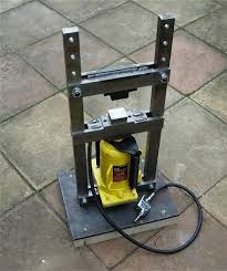 My Latest Project Mini Hydraulic Press Welding Tools Welding Projects Metal Working Tools