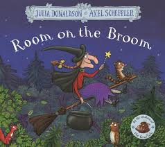 And if you're not really keen on getting out there and putting in all that effort, you can of course, also repurpose materials that you already have. Julia Donaldson Room On The Broom Waterstones