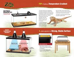 Upgraded Deluxe Bearded Dragon Kit Terrarium Zilla