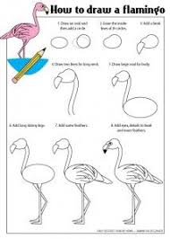 How To Draw A Flamingo Flamingo Art Flamingo Craft Flamingo