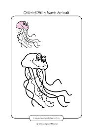 In this tab, you can view our collection of jellyfish coloring pictures. Marine Coloring Page Picture Of Jellyfish