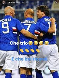 Mancini từng tham dự world cup năm 1990 cùng đội tuyển ý, thành tích khi ấy là vào đến bán kết giải đấu. Sampdoria Mancini Che Trio Che Bei Ricordi Foto