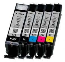 Die lieferung der druckerpatronen erfolgt schnell mit dhl. 5x Original Canon Patronen Pgi 550 Cli 551 Setup Hd Toner At