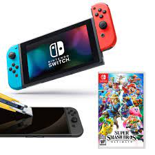 Ultimate, often shortened to ssbu or ultimate, is a crossover action fighting game for the nintendo switch. Nintendo Switch Neon Joy Con With Screen Protector And Super Smash Bros Ultimate System Bundle Nintendo Switch Gamestop