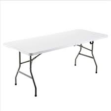 Folding table with chair storage inside. Buy Lanny Heavy Duty Folding Plastic Table Zk180 Portable Centerfold Ideal For Crafts Inside Outside Indoor Outdoor Waterproof Sunproof Events Application Convenient Carry Handle 6 Person White Online Shop Home Garden On Carrefour