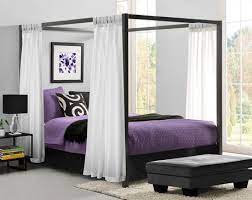 Added sophistication to my bedroom. Dhp Modern Canopy Bed Walmart Canada