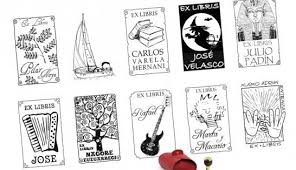 Ex Libris Redondo 30 Mm O Ex Libris Cajas De Cartulina Disenos De Unas
