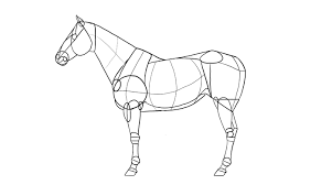 Next, sketch out the reins in the hands of rider and saddle, on the tail draw hair lines. Sketchbook Original How To Draw Horses Monika Zagrobelna
