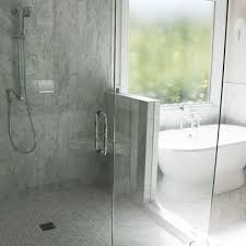 Carrara Porcelain Tile Design Ideas Pictures Remodel And Decor Master Bath Tile Bathroom Design Bathroom Interior Design