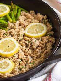 Garlic Butter Ground Turkey Skillet Recipe Ground Turkey Pasta Ground Turkey Recipes Healthy Garlic Butter