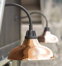 Carson Gooseneck Wall Sconce Rejuvenation Copper Lighting Farmhouse Lighting Barn Lighting
